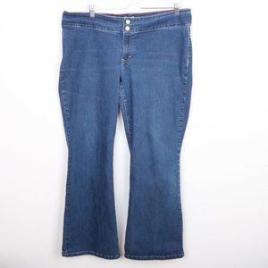 Tommy Hilfiger Woman Blue Jeans Women's 16 Hipster Boot